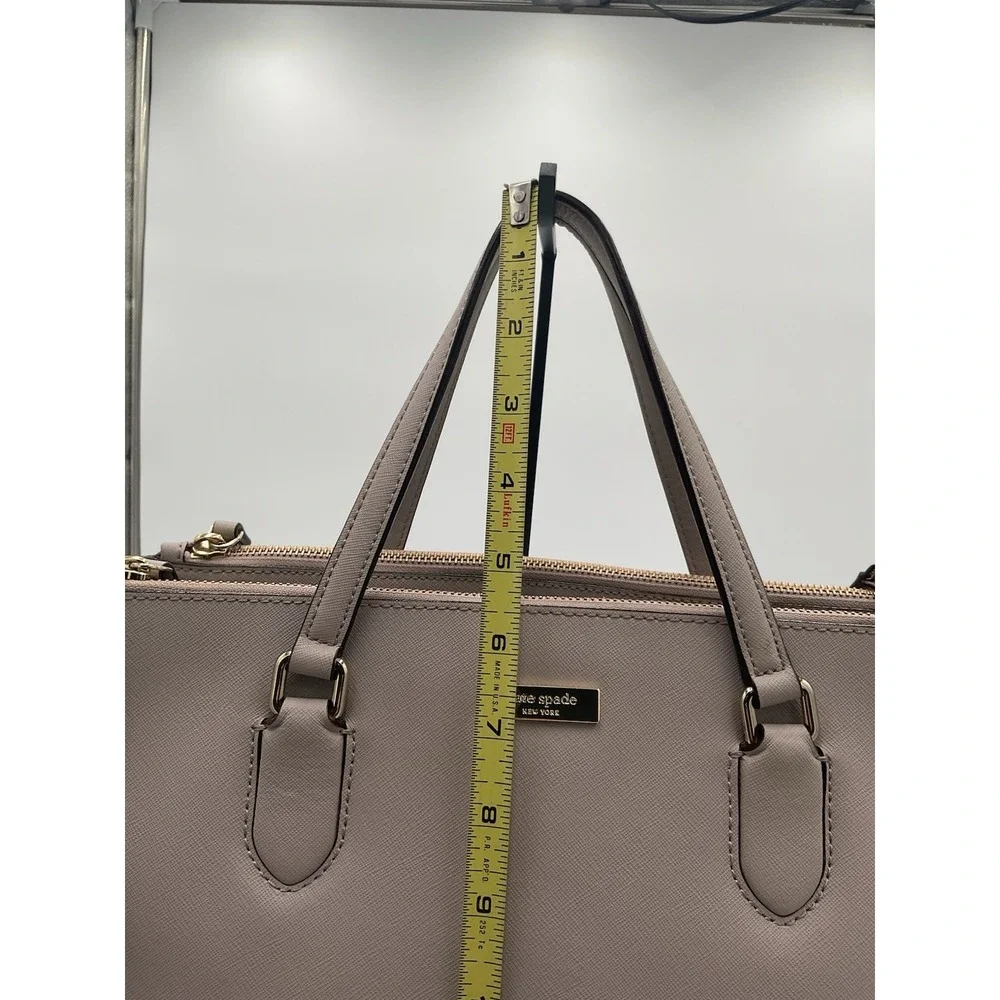 Kate Spade Laurel Way Leighann Satchel Blush Pink With Cross Shoulder Strap